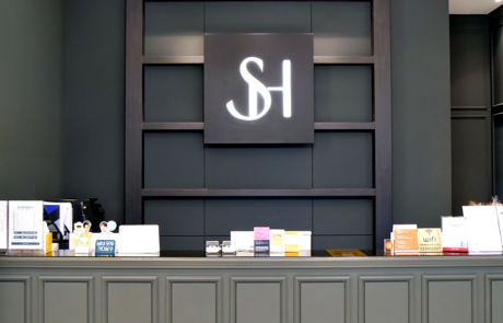 Desk on the 1st floor of SH Clinic
